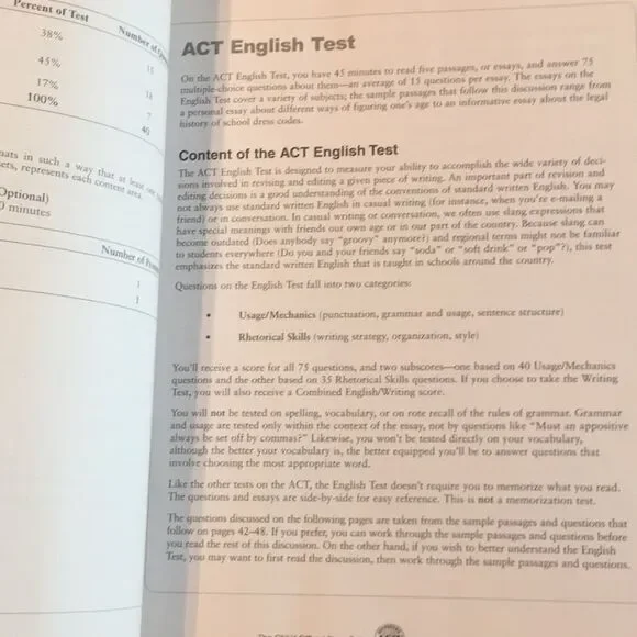 The Real ACT Prep Guide 3rd Edition - Picture 4 of 11